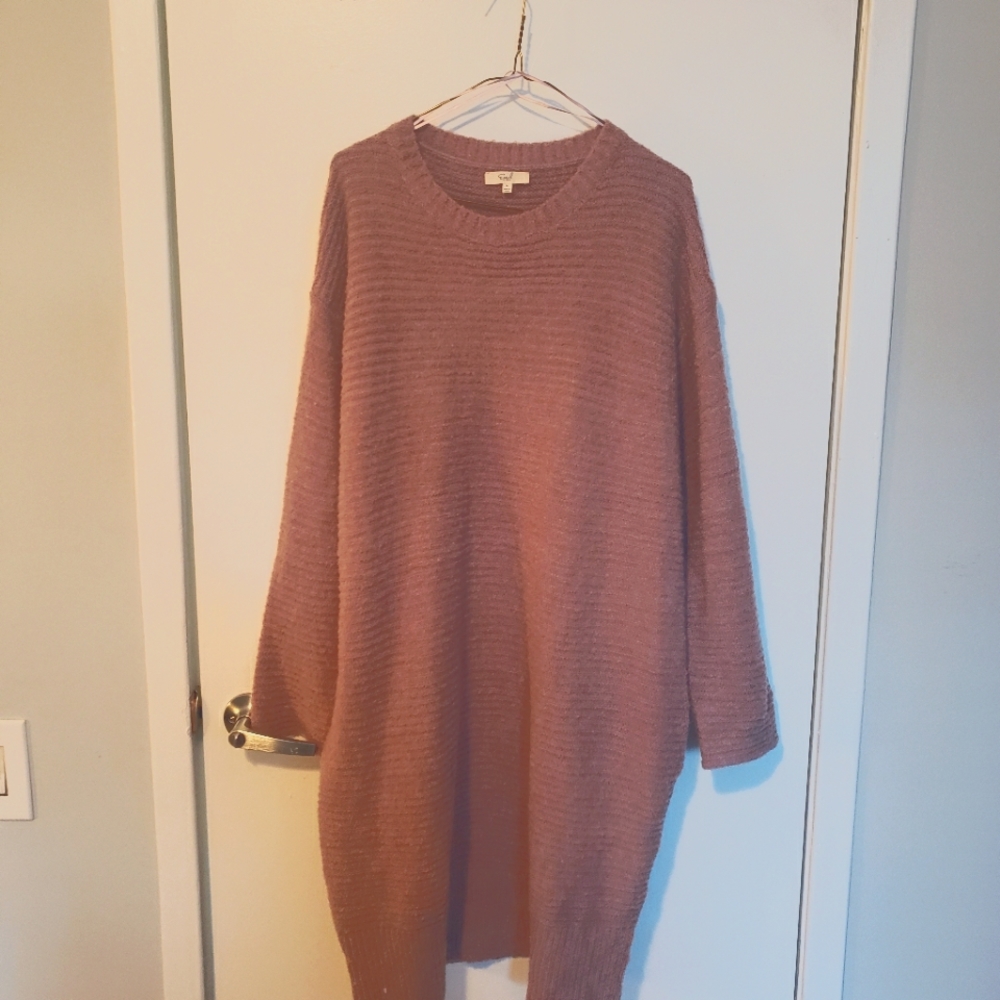 Sweater Dress in Blush Tone